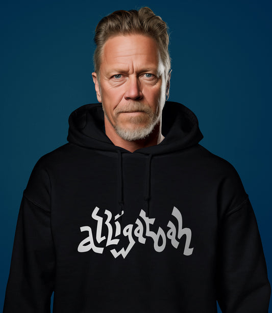 Alligatoah Hoodie Logo Schwarz